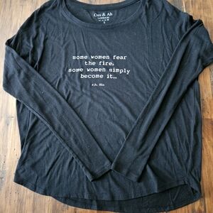 Om & Ah London Black Women's Top